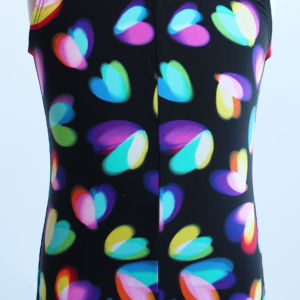 Rainbow Love Heart Unitard